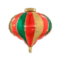 Weihnachtskugel Luftballon 51 x 49 cm - Partydeco