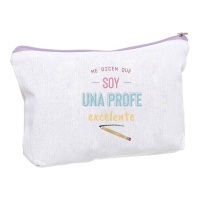 Tasche Me dicen que soy una profe excelente 19 x 13,5 cm - Dcasa