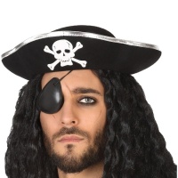 Piratenhut mit gekreuztem Totenkopf