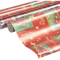 Fröhliche Weihnachten Geschenkpapier Sortiment 0,7 x 2 m