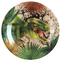 Jurassic Dinosaur Teller 22,5 cm - 10 Stück.