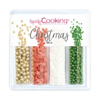 Assortiertes Weihnachtsstreuset - Scrapcooking - 70 gr