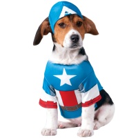 Captain America Hundekostüm