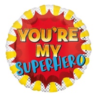 You Re My Superhero 43cm runder Ballon - Anagramm