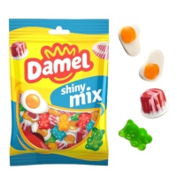 Sortierte Tüte mit glutenfreien glänzenden Mix-Gummis - Damel - 80 Gramm