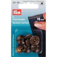 Aura 1,6 cm Einzelknöpfe mit spitzem Kopf - Prym - 4 Stück.