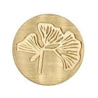 Ginkgo Wachssiegel Messingstempel 2,5 cm - Artemio