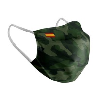 Wiederverwendbare hygienische Maske des Militärs mit Flagge für Erwachsene.