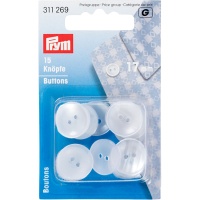 1,7 cm Knöpfe für Blusen und Pyjamas - Prym - 15 Stück.