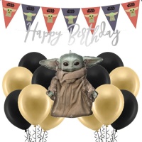 Baby Yoda Party Deko-Pack - 23 Teile