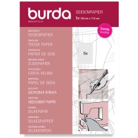 Semi-transparentes Seidenpapier 150 x 110 cm - Burda - 5 Blatt