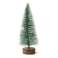 Weihnachtsbaum mit einem 16 cm hohen Holzsockel