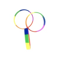 Gummiarmband mit Regenbogenflagge - 1 Stk.