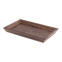 Taschenhalter aus Holz mit Gravur 27,6 x 16 cm - DCasa