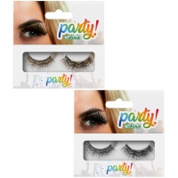 Falsche Wimpern mit farbigen Details - 1 Packung