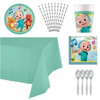 Cocomelon Party Pack - 8 Personen