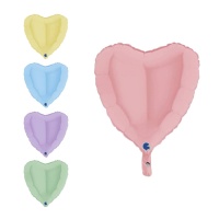 Mattes Herz Ballon 46 cm - Grabo