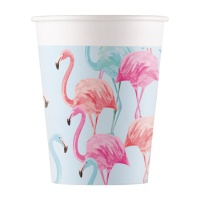 Flamingo Gläser 200 ml - 8 Stück