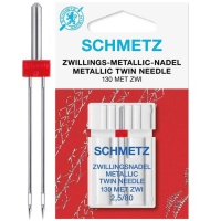 Zwillingsnähmaschinennadel Metallfaden Nr. 2,5-80 - Schmetz