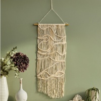 Makramee-Kit mit Geschenkbox - Waves of knots tapestry - DMC