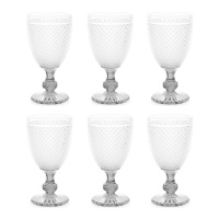 256 ml Diamant Wasserglas - 6 Stück