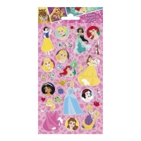 Disney Prinzessin Glitzer-Aufkleber - 1 Blatt