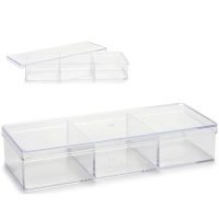 Badezimmer-Organizer 20 x 7 x 3,5 cm mit Deckel