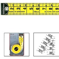 Maßband zum Nähen 1,5 m x 1,9 cm gelb - Hoechstmass