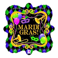 Mardi Gras Party Ballon 35 cm - Grabo