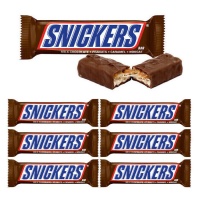 Vollmilchschokolade Snickers mit Erdnüssen - 6 Stück