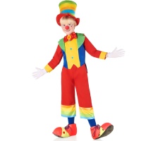 Mikrofarbenes Clownskostüm für Kinder