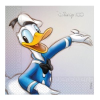 Donald Duck Vintage Servietten 33 x 33 cm - 20 Stück.