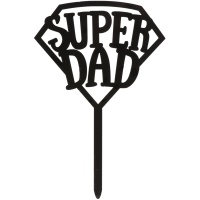 Super Dad 15 x 10 cm Tortenaufleger