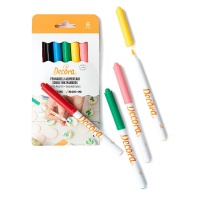 Assortierte essbare Marker - Dekorieren - 6 Stück