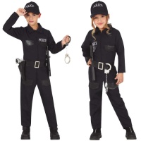 Polizeikostüm mit Kindermütze