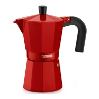 Italienische Kaffeemaschine 9 Tassen Erdbeere - Monix