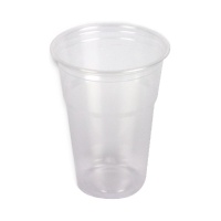 300 ml transparente Plastikbecher - 50 Stück.