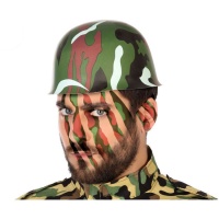 Camouflage Militärhelm - 58 cm