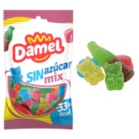 Sortierte Tüte mit glutenfreien Gummibärchen - Damel - 90 Gramm