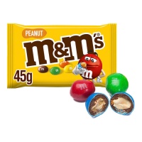 m&m Erdnüsse mit Milchschokolade 45g - m&m Erdnuss - 1 Stück