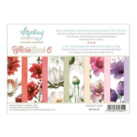 Flora Buch 6 Scrapbooking Papiere Kit - Mintay Papers - 24 Blätter