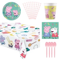 Peppa Pig Party Pack - 8 Personen