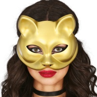 Goldene Katzenmaske