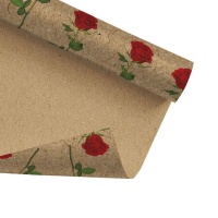 Geschenkpapier mit Rosenmotiv 2,00 x 0,7 m