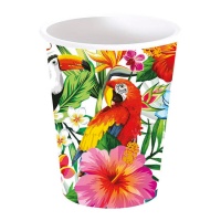 Tropical Landscape Becher 240 ml - 6 Stück.