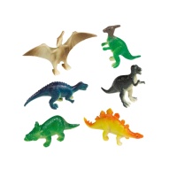 Assortierte prähistorische Dinosaurierfiguren - 8 Stück.