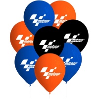 Moto GP Latex Luftballons - 8 Stk.