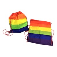 Regenbogenflagge Stoff Rucksack - 1 Stk.