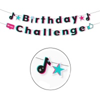 Geburtstag Challenge 6m Girlande