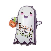 Trick or Treat Ghost Ballon 82 x 73 cm